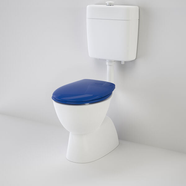 Caroma Care 200 V2 Connector (S Trap) Suite with Double Flap Seat