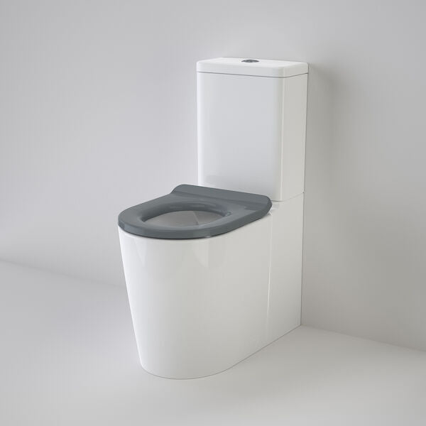 Caroma Liano Cleanflush® Easy Height Wall Faced Suite with Liano Care Single Flap Seat (with GermGard®)