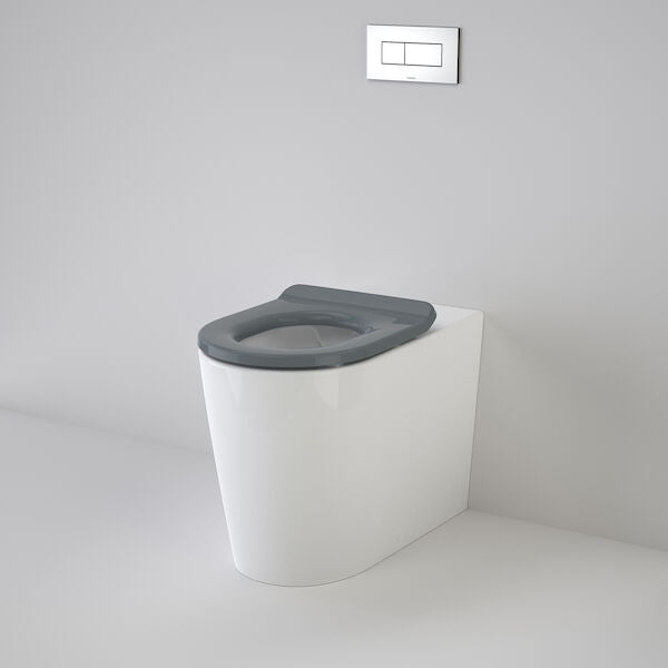 Caroma Liano Cleanflush® Invisi Series II® Easy Height Wall Faced Suite with Liano Care Single Flap Seat (with GermGard®)