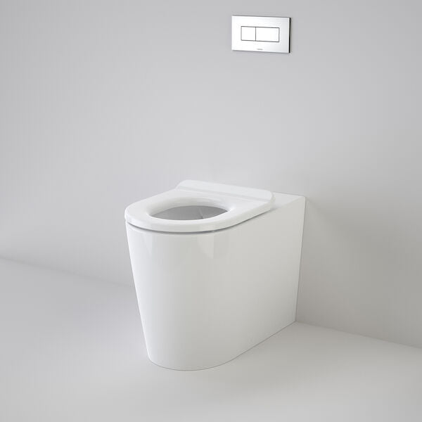 Caroma Liano Cleanflush® Invisi Series II® Easy Height Wall Faced Suite with Liano Care Single Flap Seat (with GermGard®)