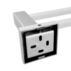 BLAZE Chrome Double Towel Rail 600mm