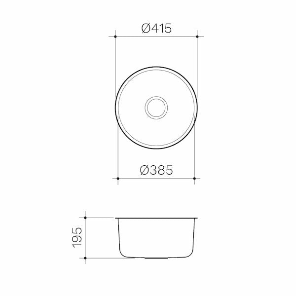 Clark Round Bowl Undermount