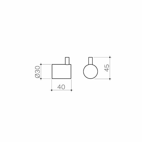 Clark Round Robe Hook
