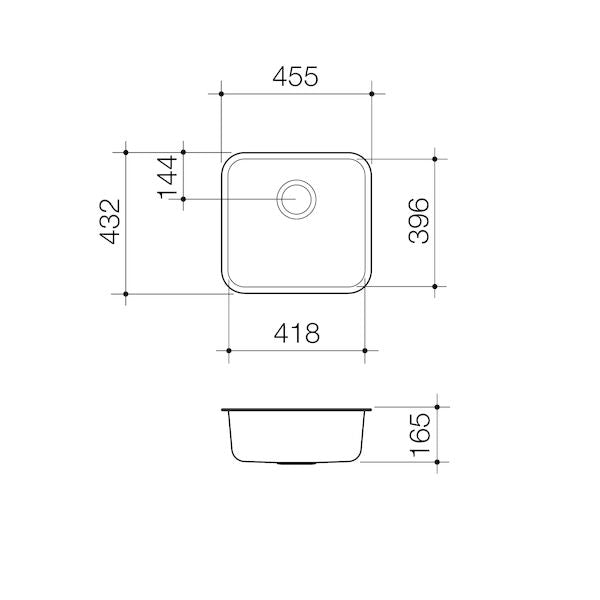Caroma Luna SINGLE BOWL O/M & U/