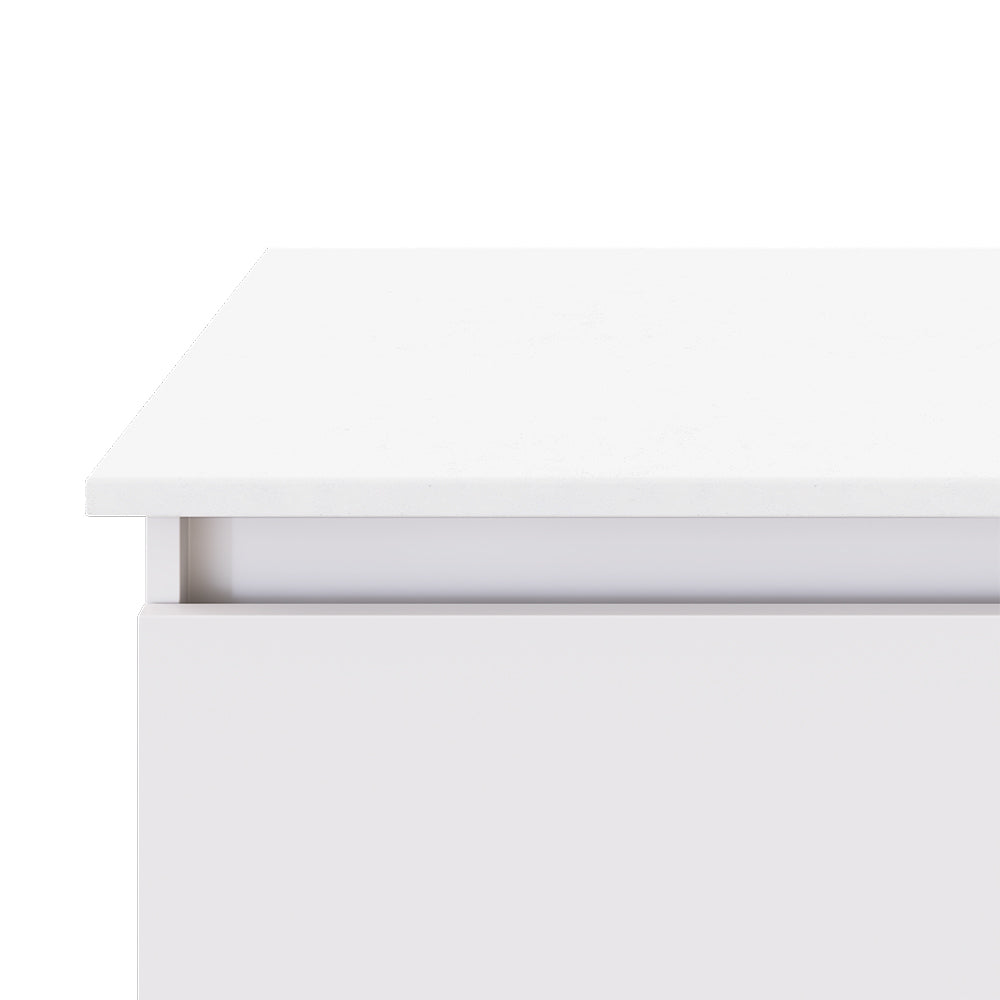 Fienza - Silica Free Stone Top, Rectangular Full Depth - Single Undermount