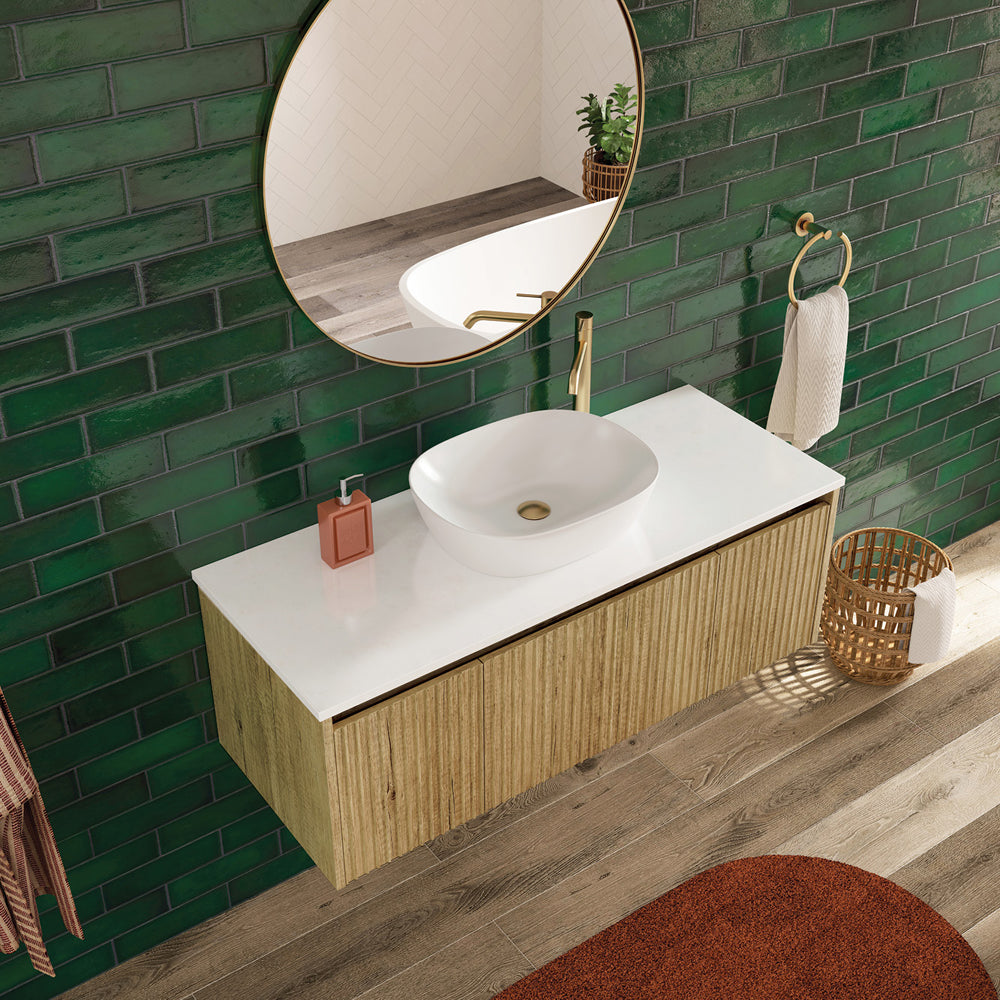 Fienza - Silica Free Stone Top, Rectangular Full Depth