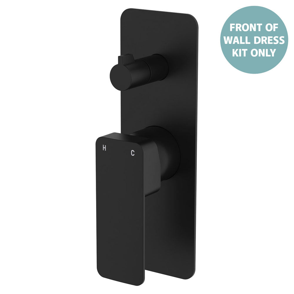 Tono Wall Diverter Mixer Dress Kit, Rectangular Plate