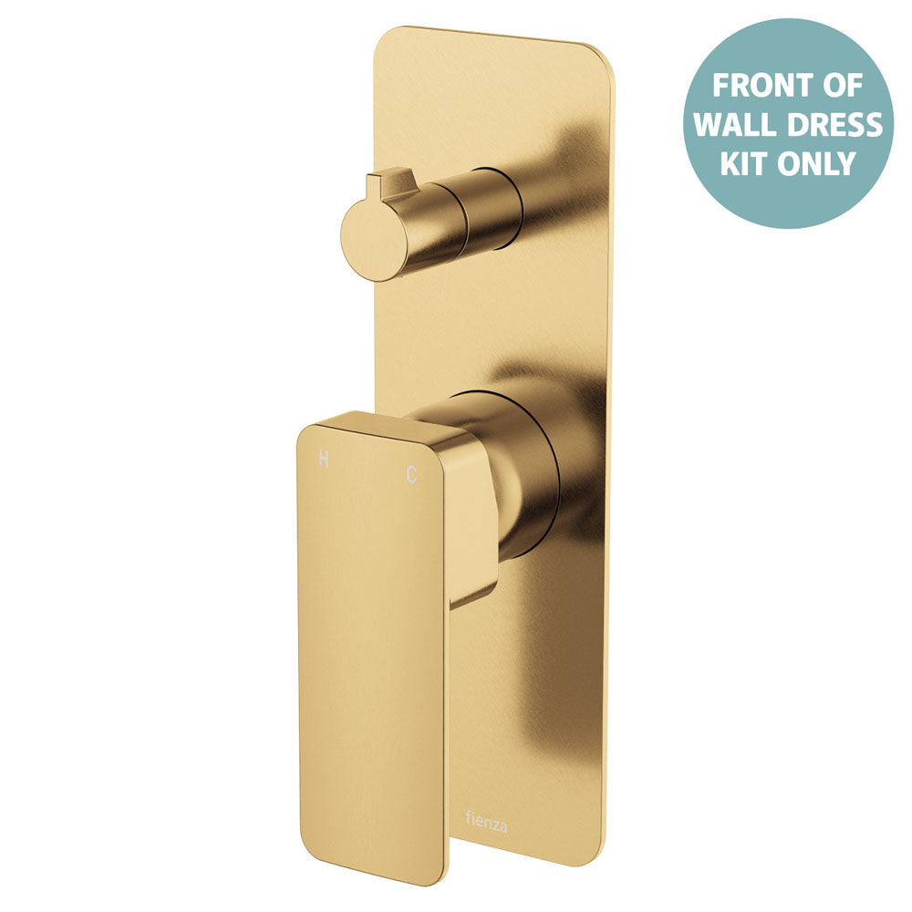 Tono Wall Diverter Mixer Dress Kit, Rectangular Plate