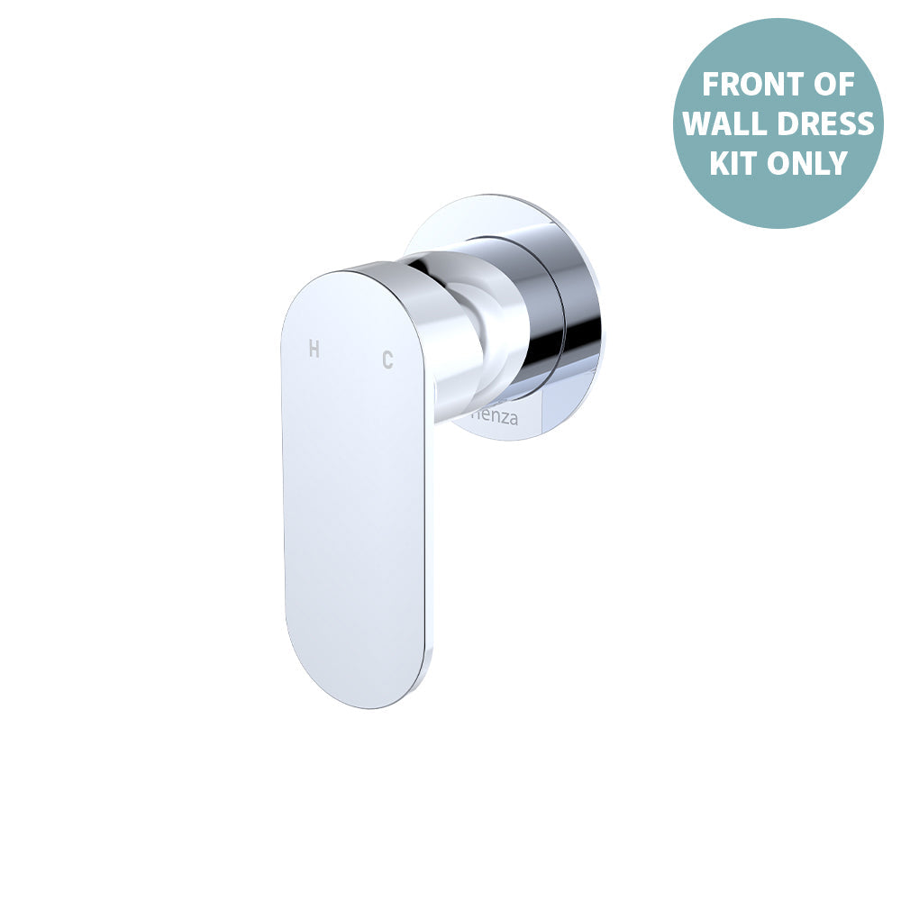 Empire Slim Wall Mixer Dress Kit, Round Plate - Brushed Copper