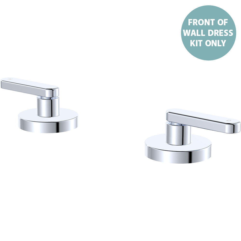 Kaya Hob Set Dress Kit, Lever Taps - Brushed Copper