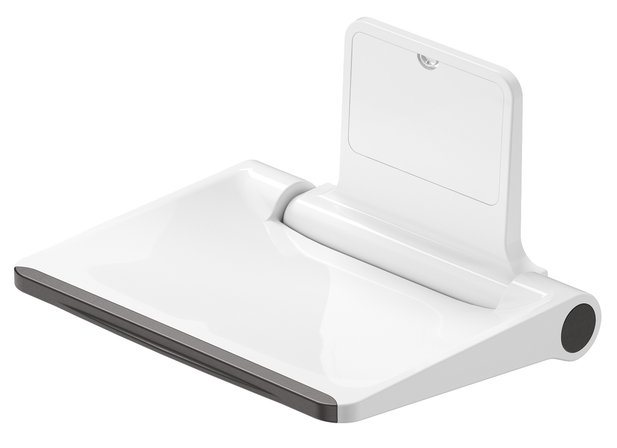 Bella Vista Mica Care Folding Shower Seat - Gun Metal