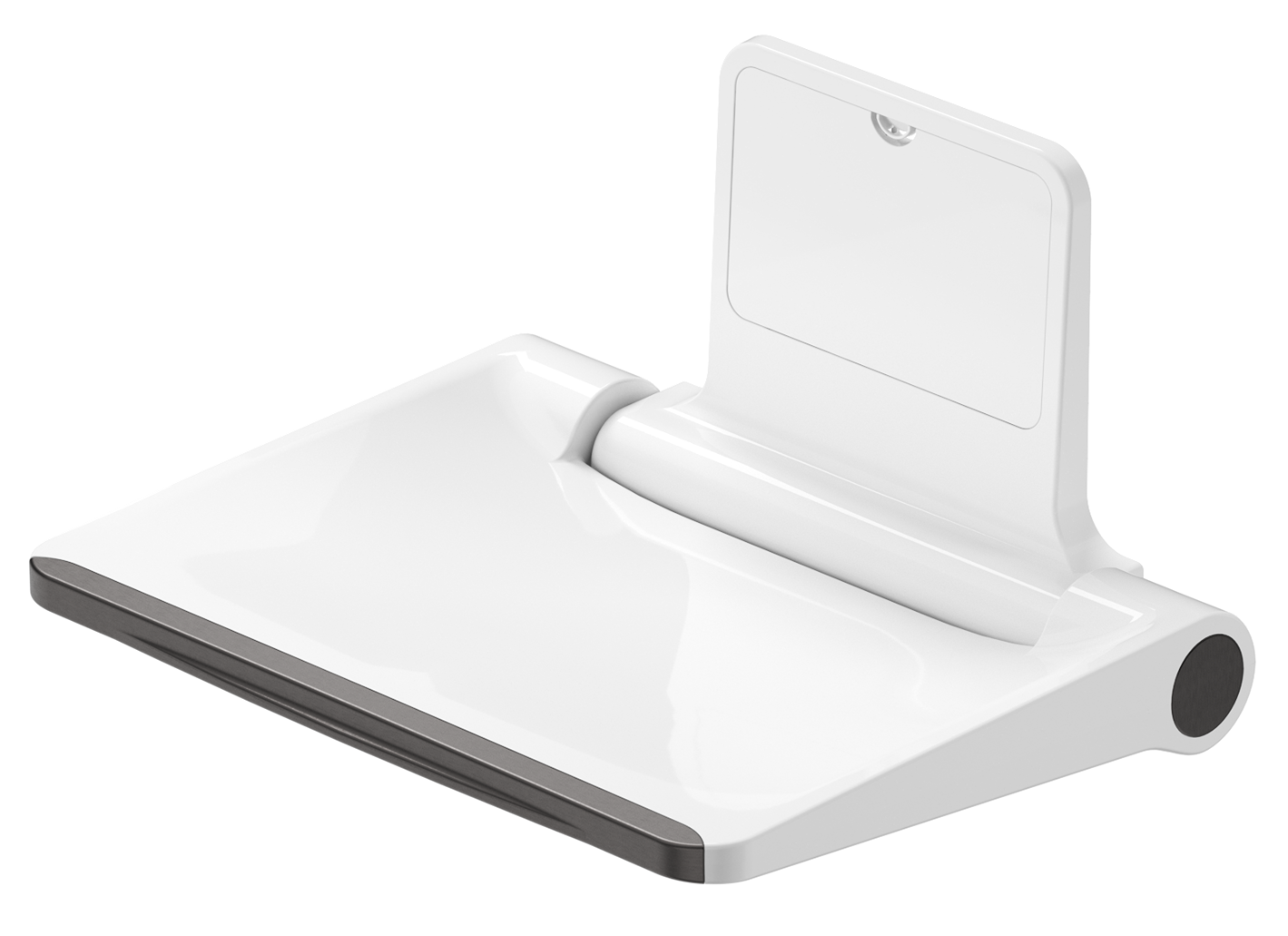 Bella Vista Mica Care Folding Shower Seat - Gun Metal