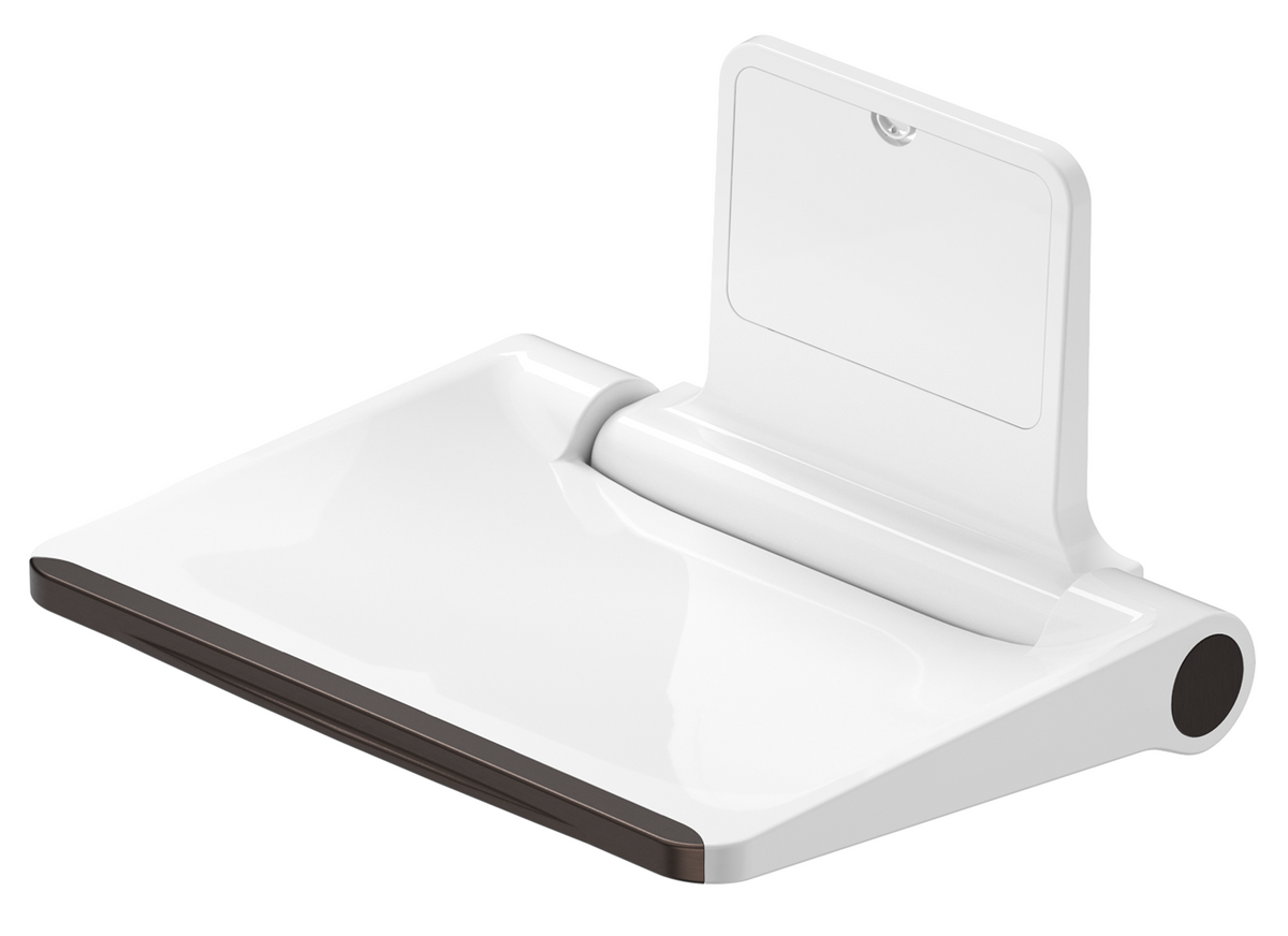 Bella Vista Mica Care Folding Shower Seat - Dusk Bronze