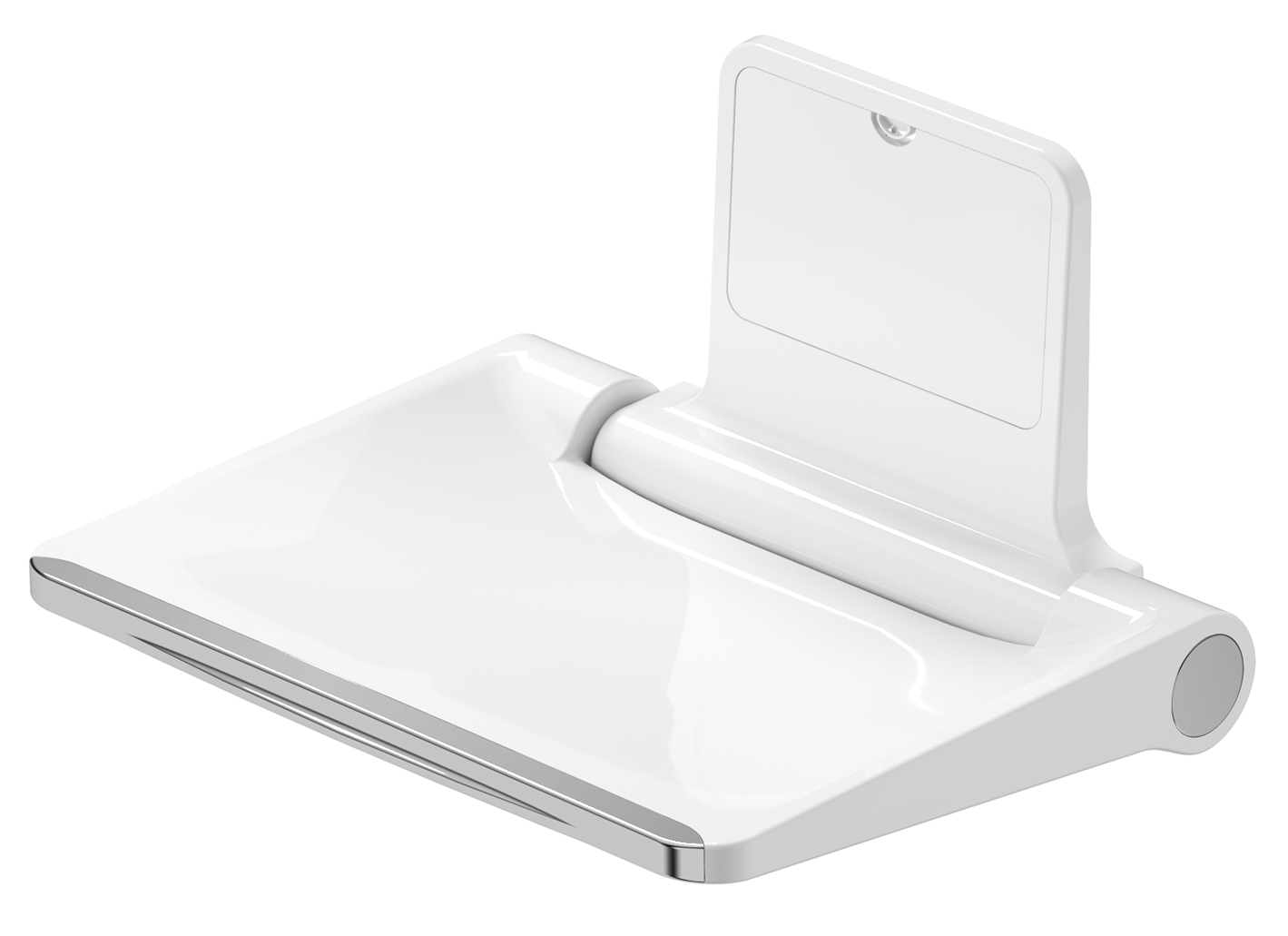 Bella Vista Mica Care Folding Shower Seat - Chrome