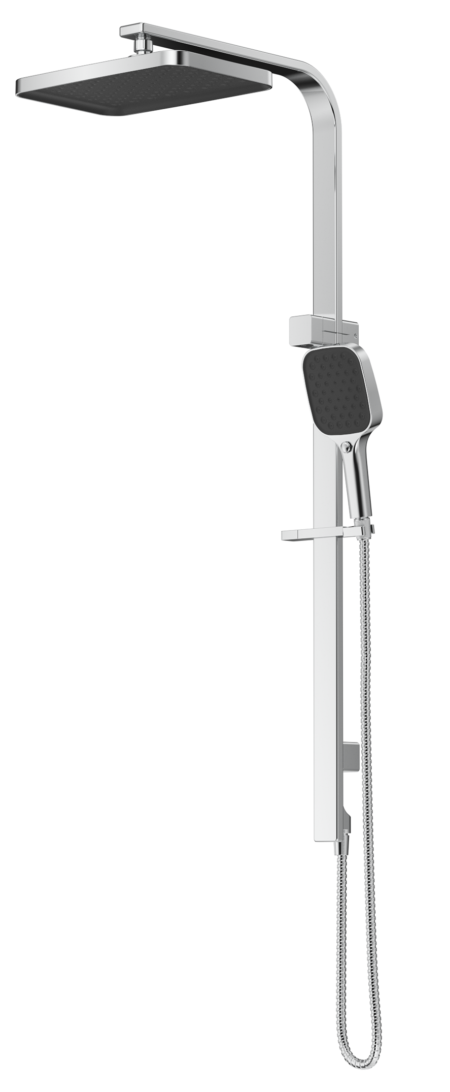 Bella Vista Bekitia Dual Shower Rail - Chrome