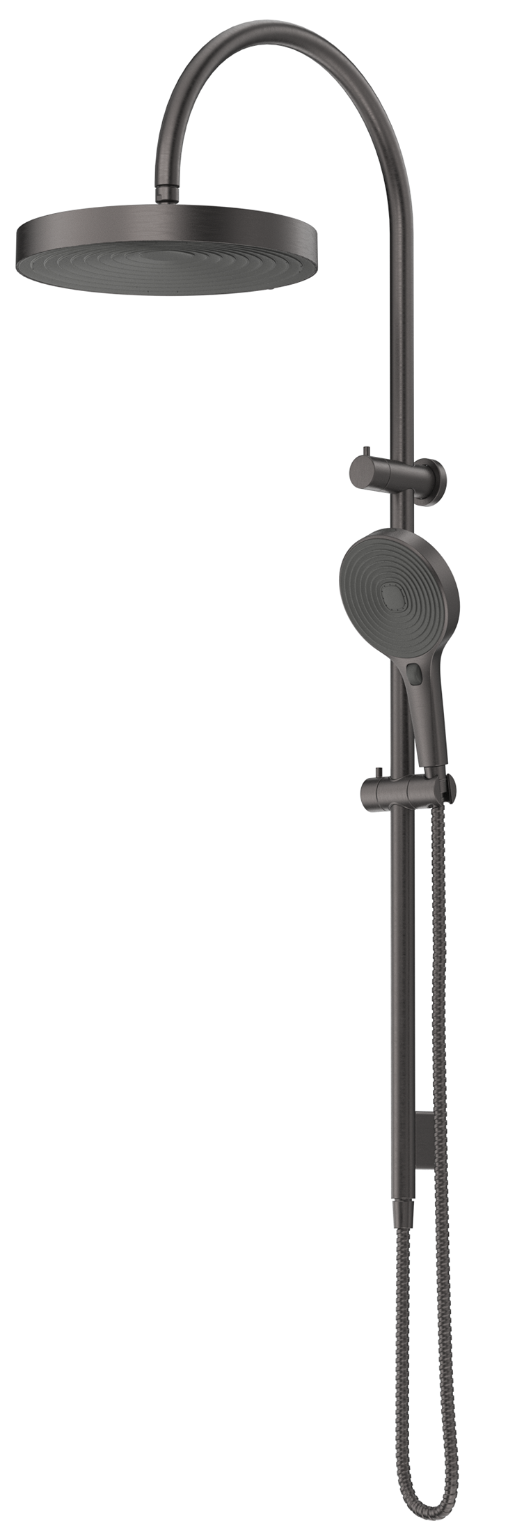 Bella Vista Lankaza Dual Shower Rail - Gun Metal