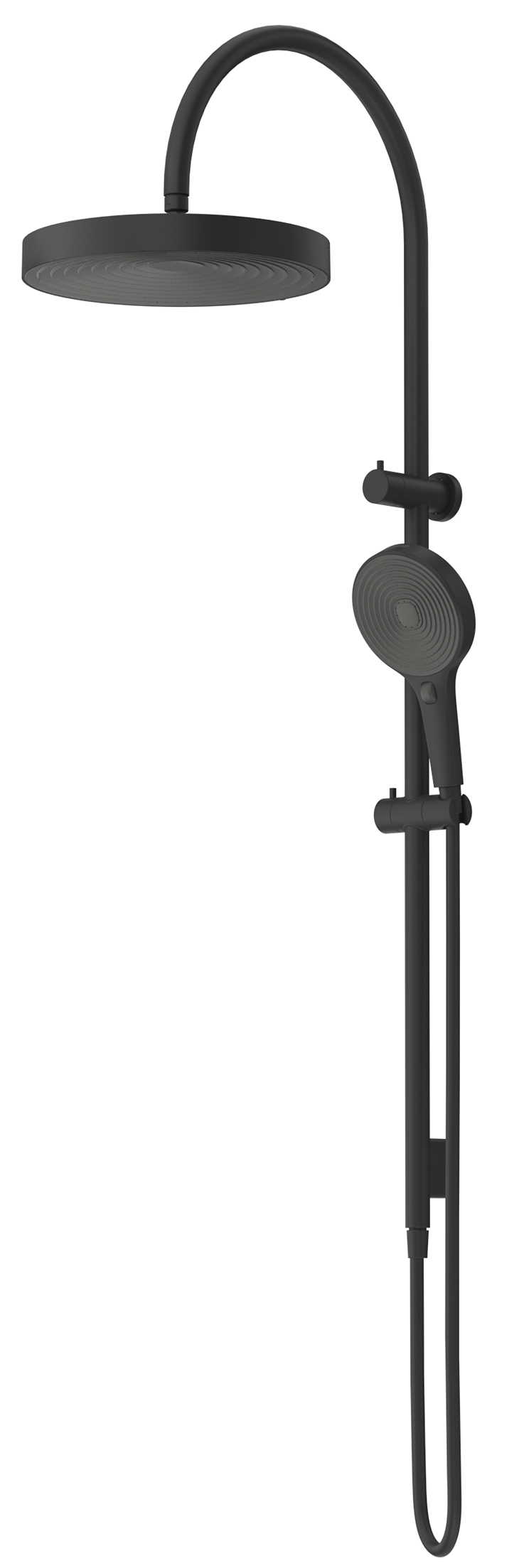 Bella Vista Lankaza Dual Shower Rail - Black