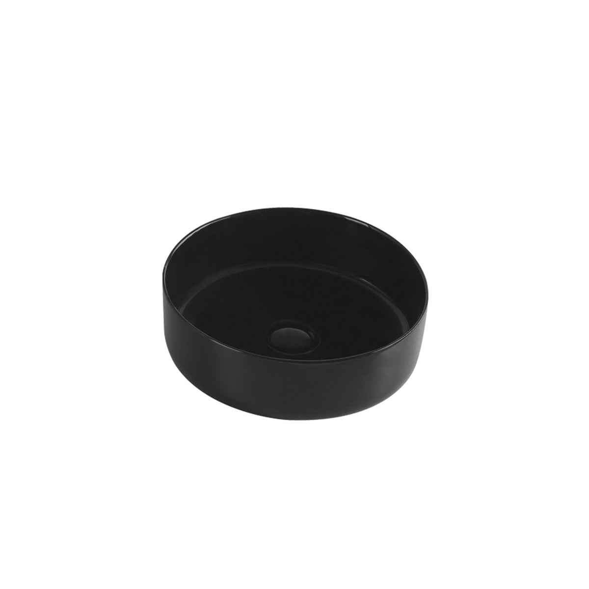 Aulic Dove Above Counter Basin Matte Black