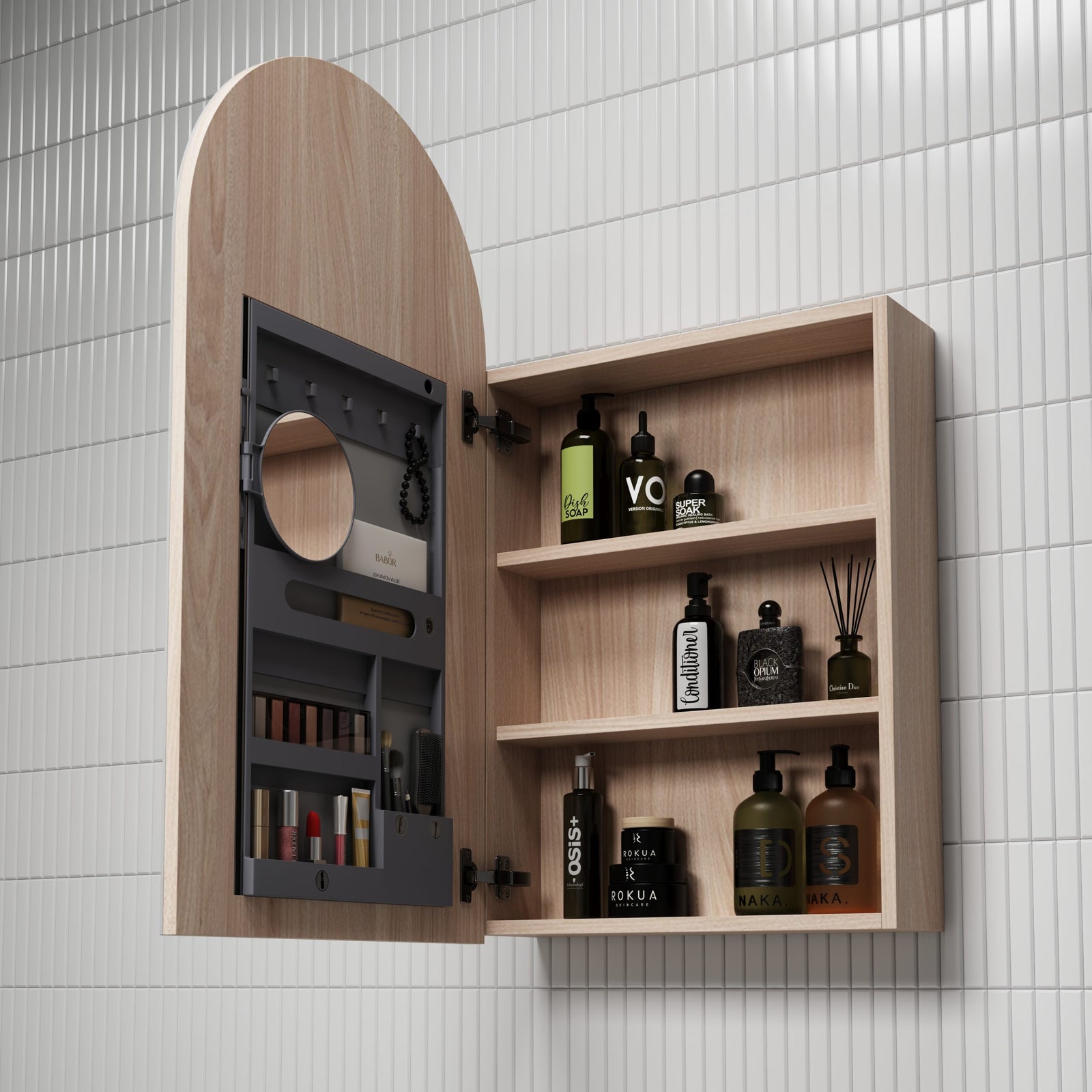 Aulic Canterbury Arch Shaving Cabinet