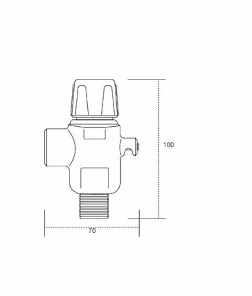 NEFA EXPANSION CONTROL VALVE700KPA 15MM
