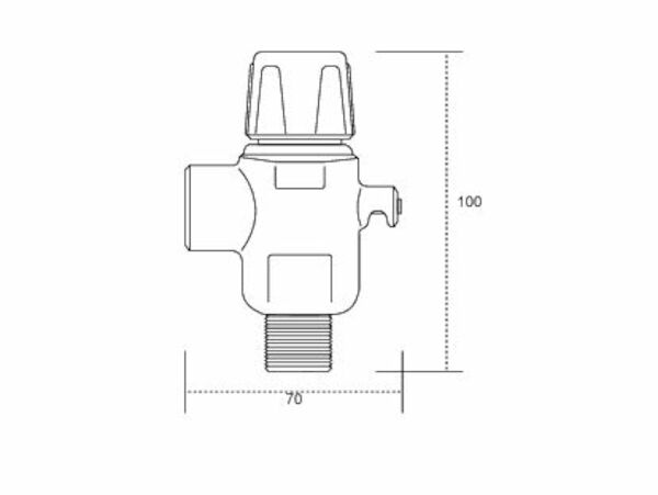 NEFA EXPANSION CONTROL VALVE850KPA 15MM