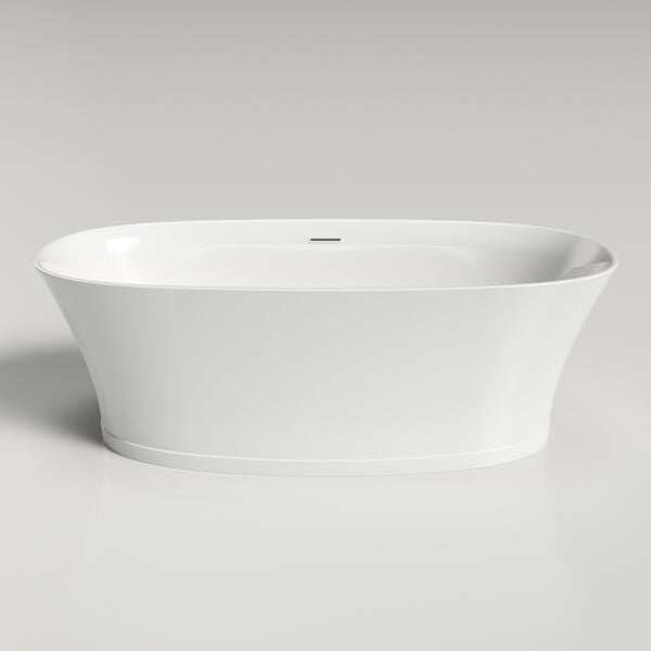 Caroma Riviere 1700mm Freestanding Bath with Overflow