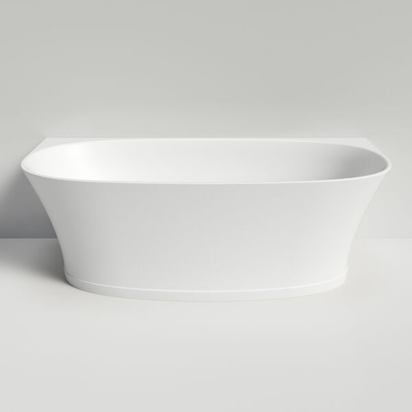 Caroma Riviere 1700mm Back to Wall Bath with Overflow