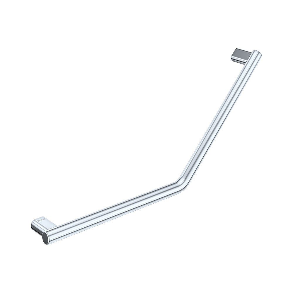 Fienza 135° Care Slimline Ambulant Care Reversible Left/Right Hand Grab Rail - Stainless Steel