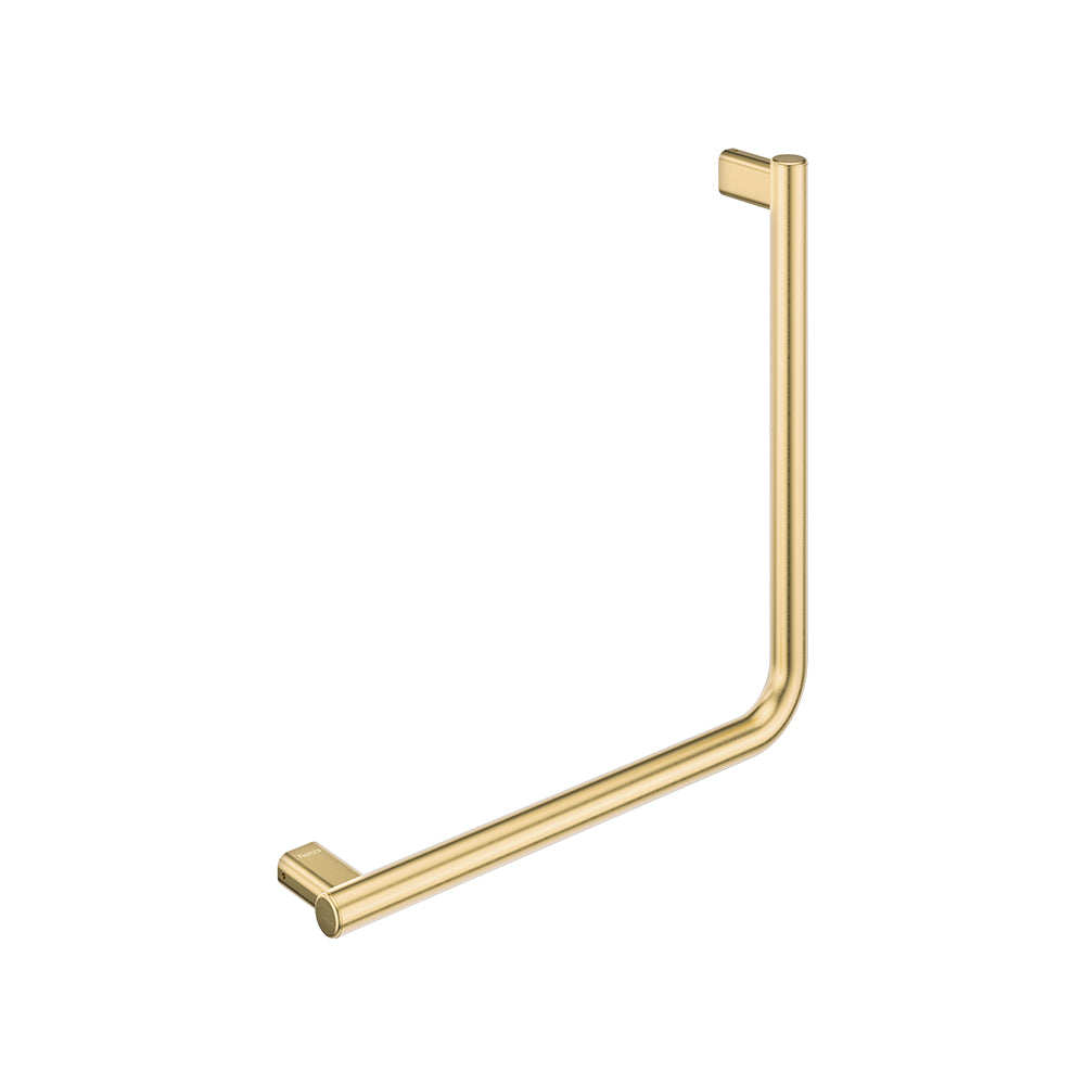 Fienza 90° Care Slimline Ambulant Care Hand Grab Rail - Urban Brass