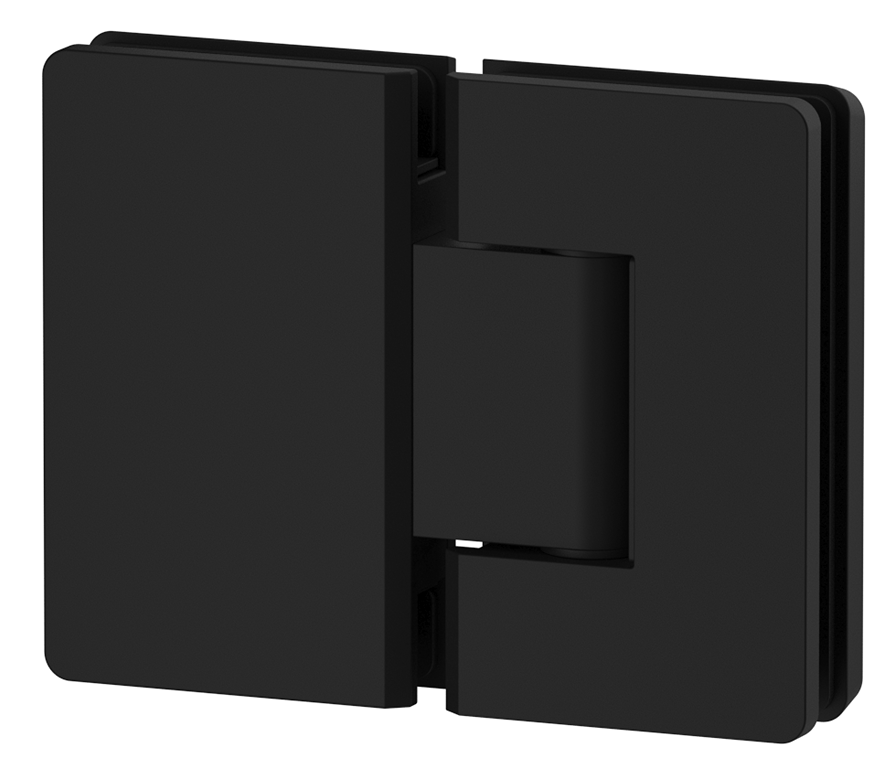 Bella Vista Shower Screen Hinge - Glass to Glass - Black