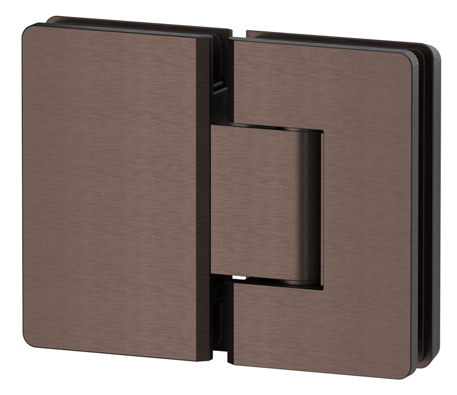 Bella Vista Shower Screen Hinge - Glass to Glass - Dusk Bronze