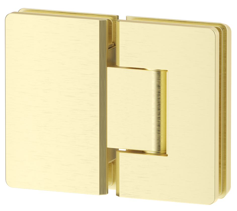 Bella Vista Shower Screen Hinge - Glass to Glass - French Gold