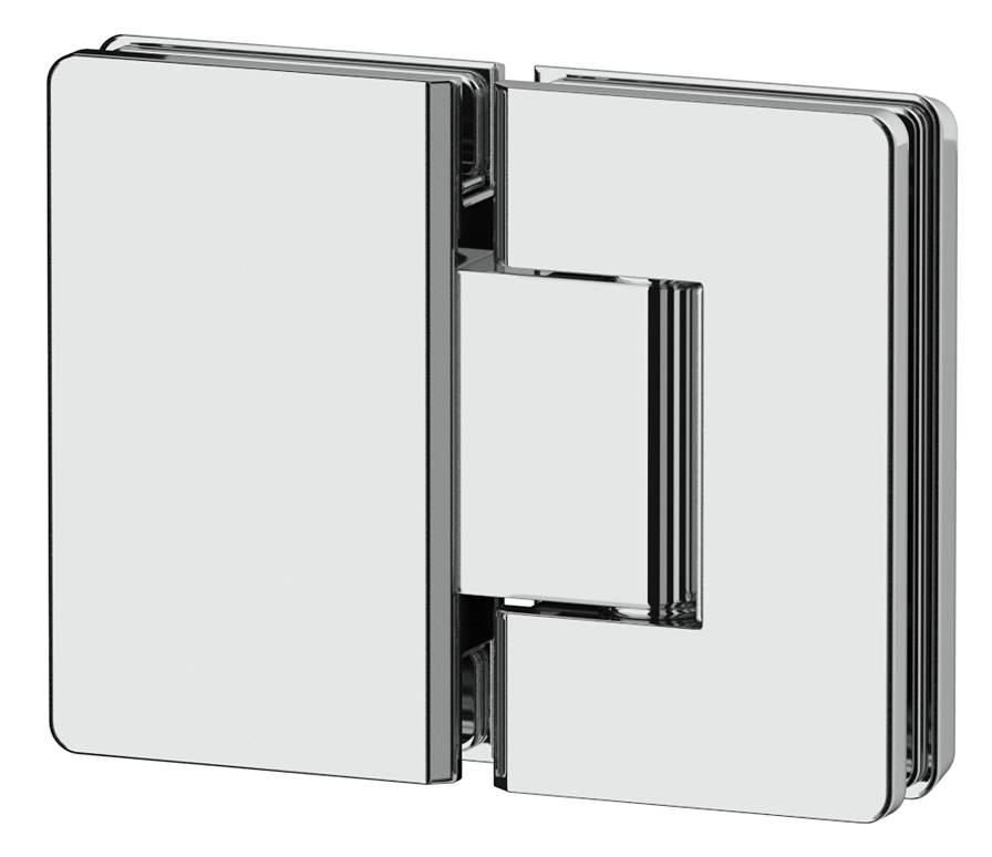 Bella Vista Shower Screen Hinge - Glass to Glass - Chrome