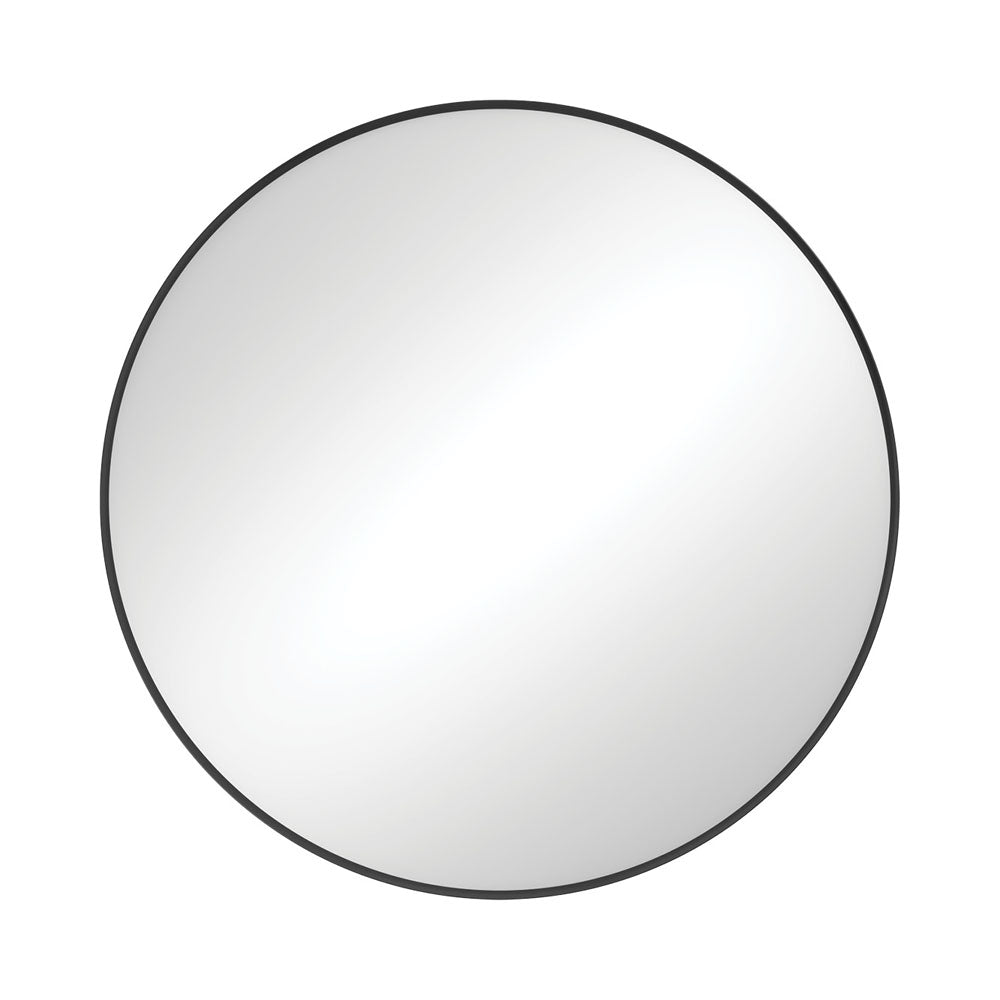 Reba Matte Black Framed Mirror, 800mm
