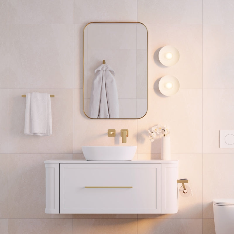 Fienza Tono Soft Square Framed Mirror