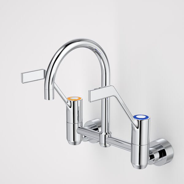 Caroma G Series+ Exposed Wall Sink Set (160mm outlet + 150mm handles) - Lead Free