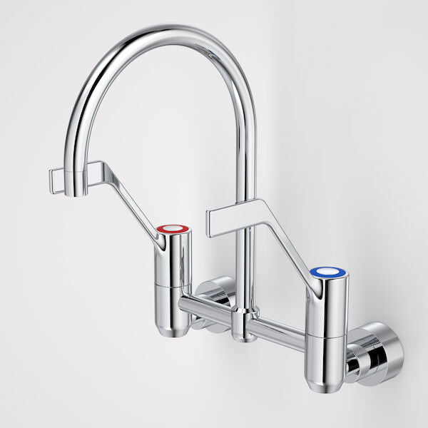 Caroma G Series+ Exposed Wall Sink Set (200mm outlet + 150mm handles) - Lead Free