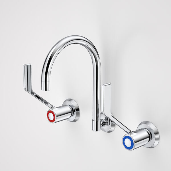Caroma G Series+ Concealed Wall Sink Set (160mm outlet + 150mm handles) - Lead Free