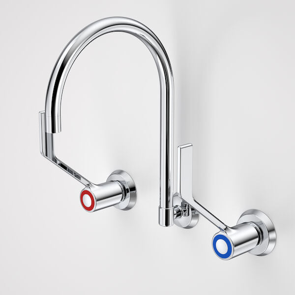 Caroma G Series+ Concealed Wall Sink Set (200mm outlet + 150mm handles) - Lead Free