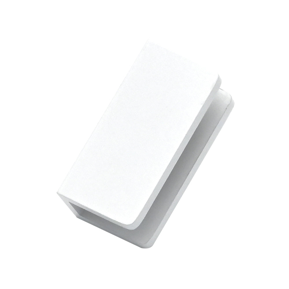 Fienza Wall Bracket for Frameless Shower Panel - Matte White