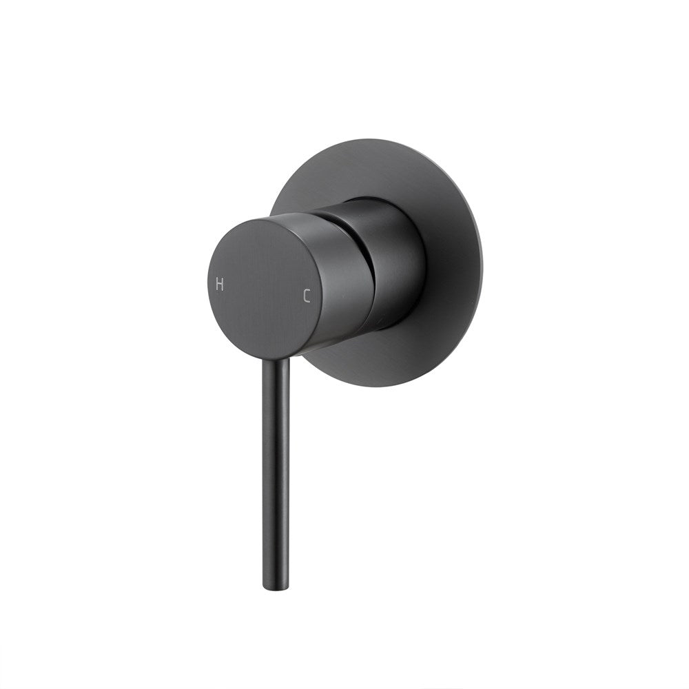 LUCID PIN - Gunmetal Wall Mixer (80MM Cover Plate)