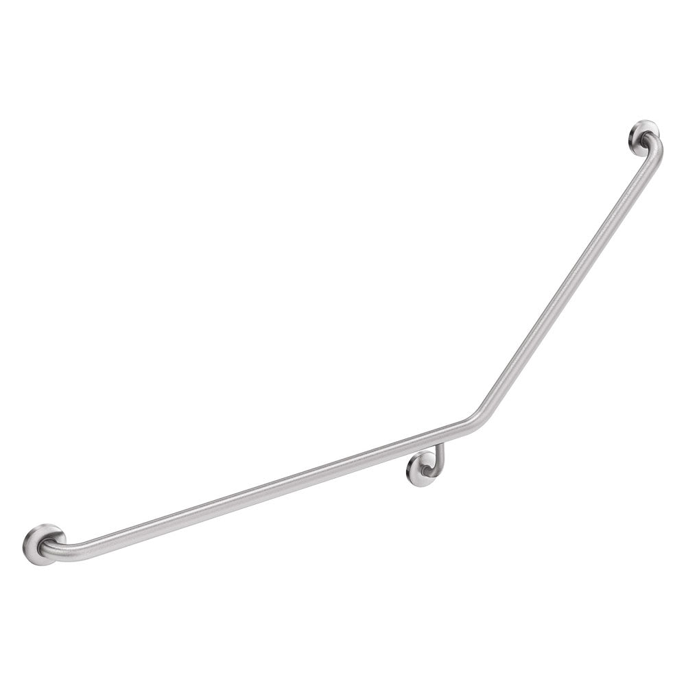 Fienza 40° Accessible Care Left-Hand Grab Rail - Stainless Steel