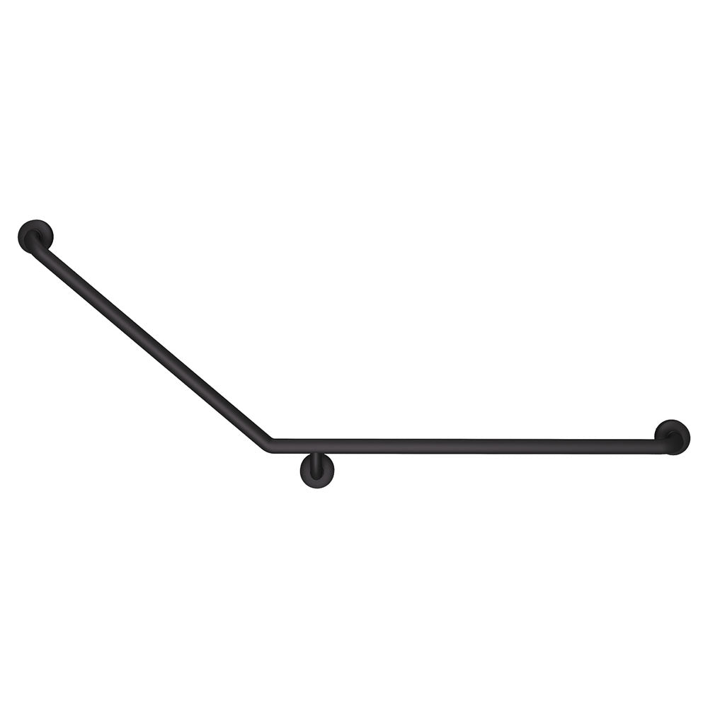 40° Accessible Care Right-Hand Grab Rail, Matte Black