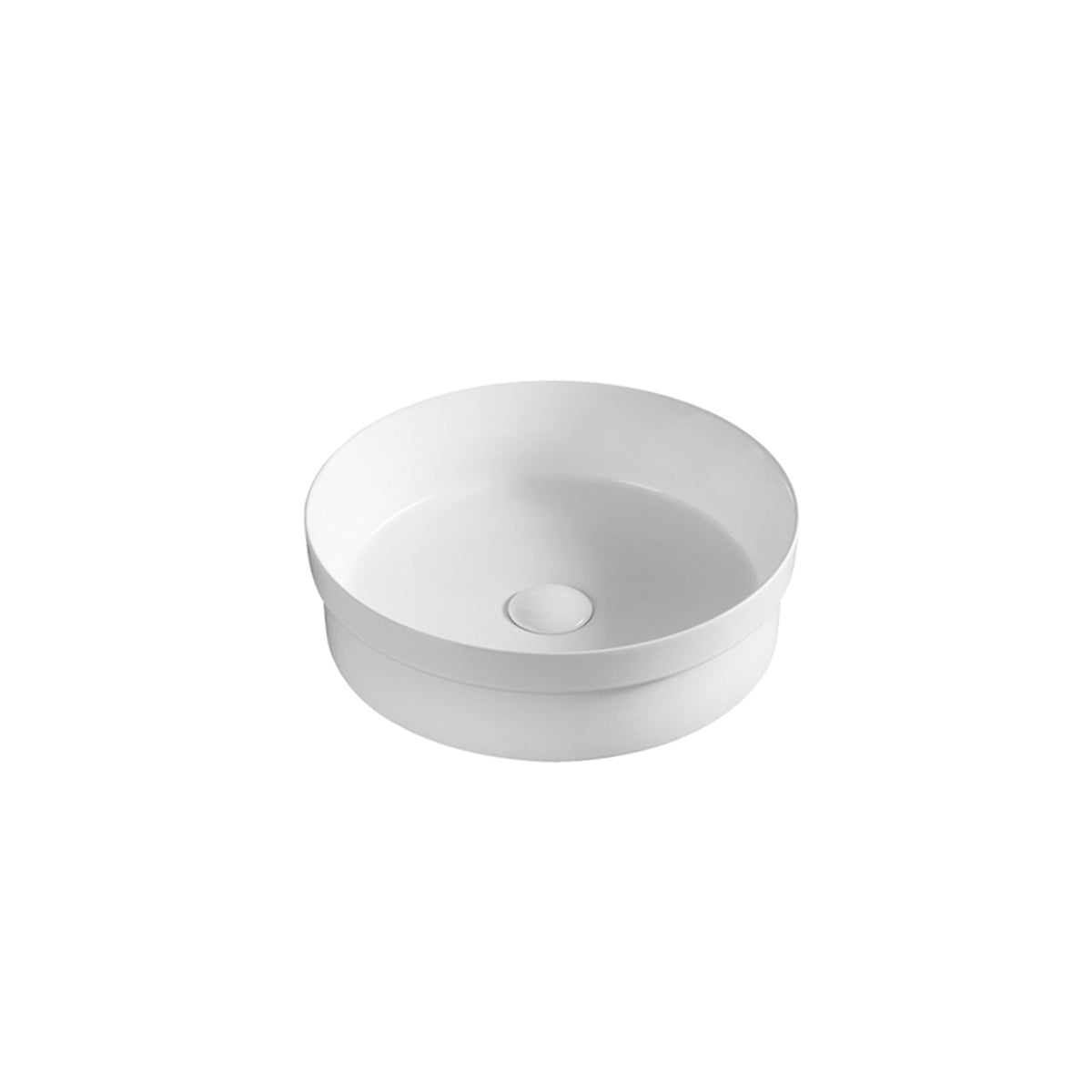 Aulic Gardinier Semi Inset Basin Gloss White