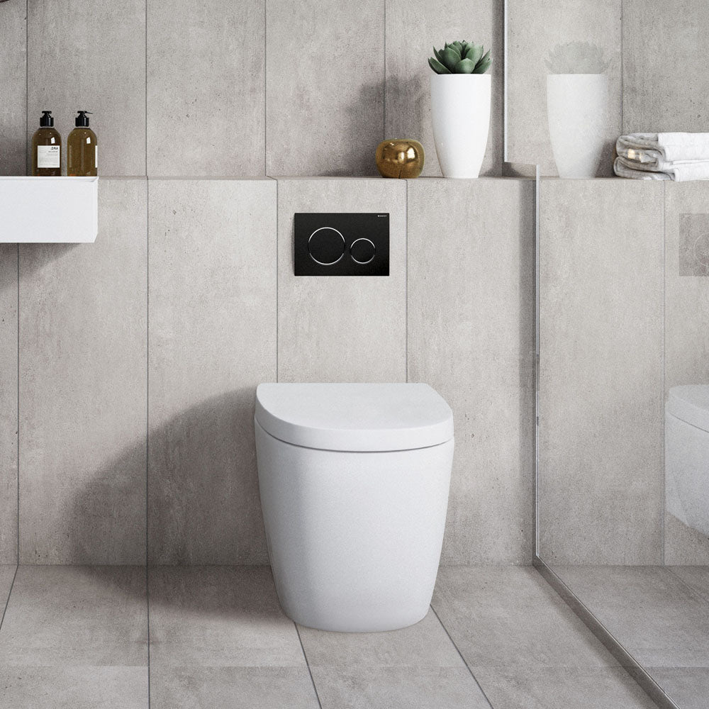 Geberit Sigma 20 Round Button Flush Plate, Chrome