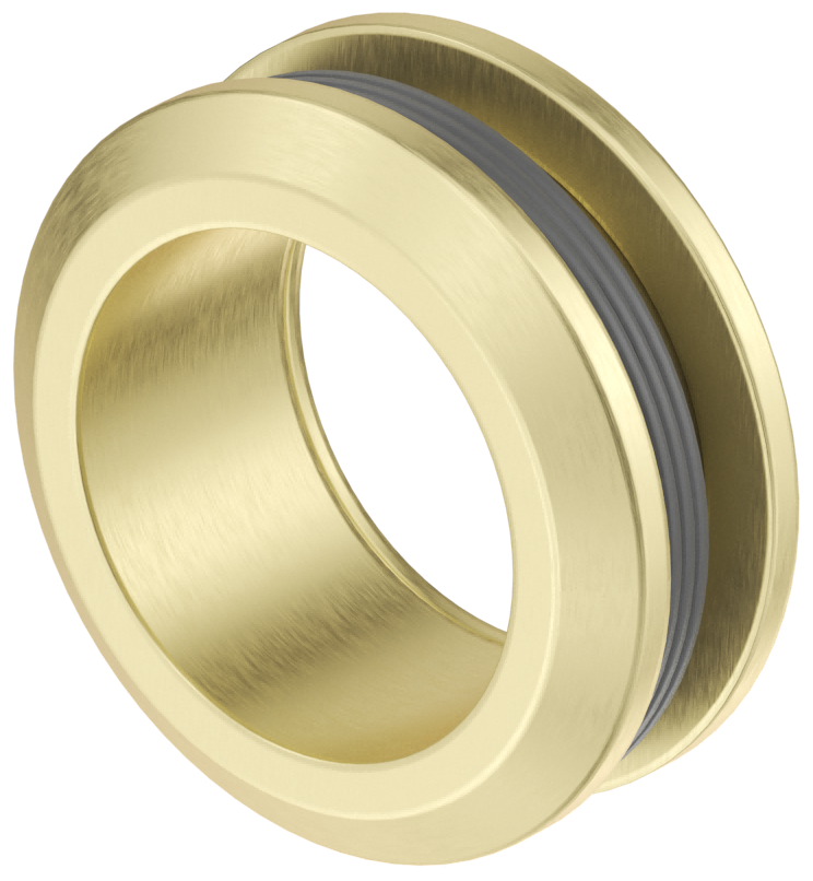 Bella Vista Shower Screen Handle Ring - French Gold