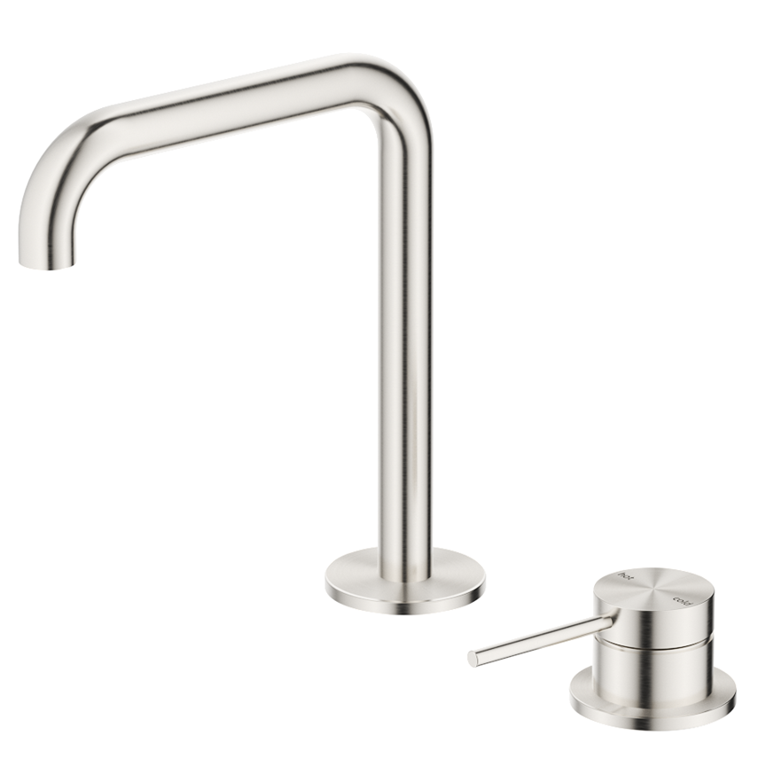 Bella Vista Mica Soft-Square Hob Basin Mixer Set