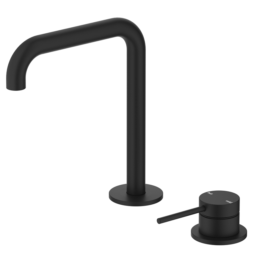 Bella Vista Mica Soft-Square Hob Basin Mixer Set