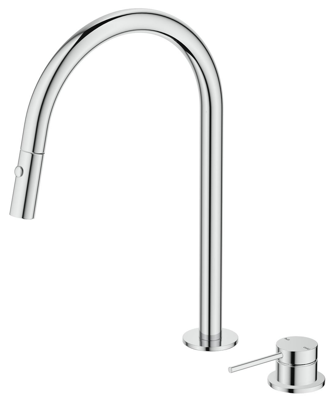 Bella Vista Mica Pull-Out Hob Mixer Set - Chrome
