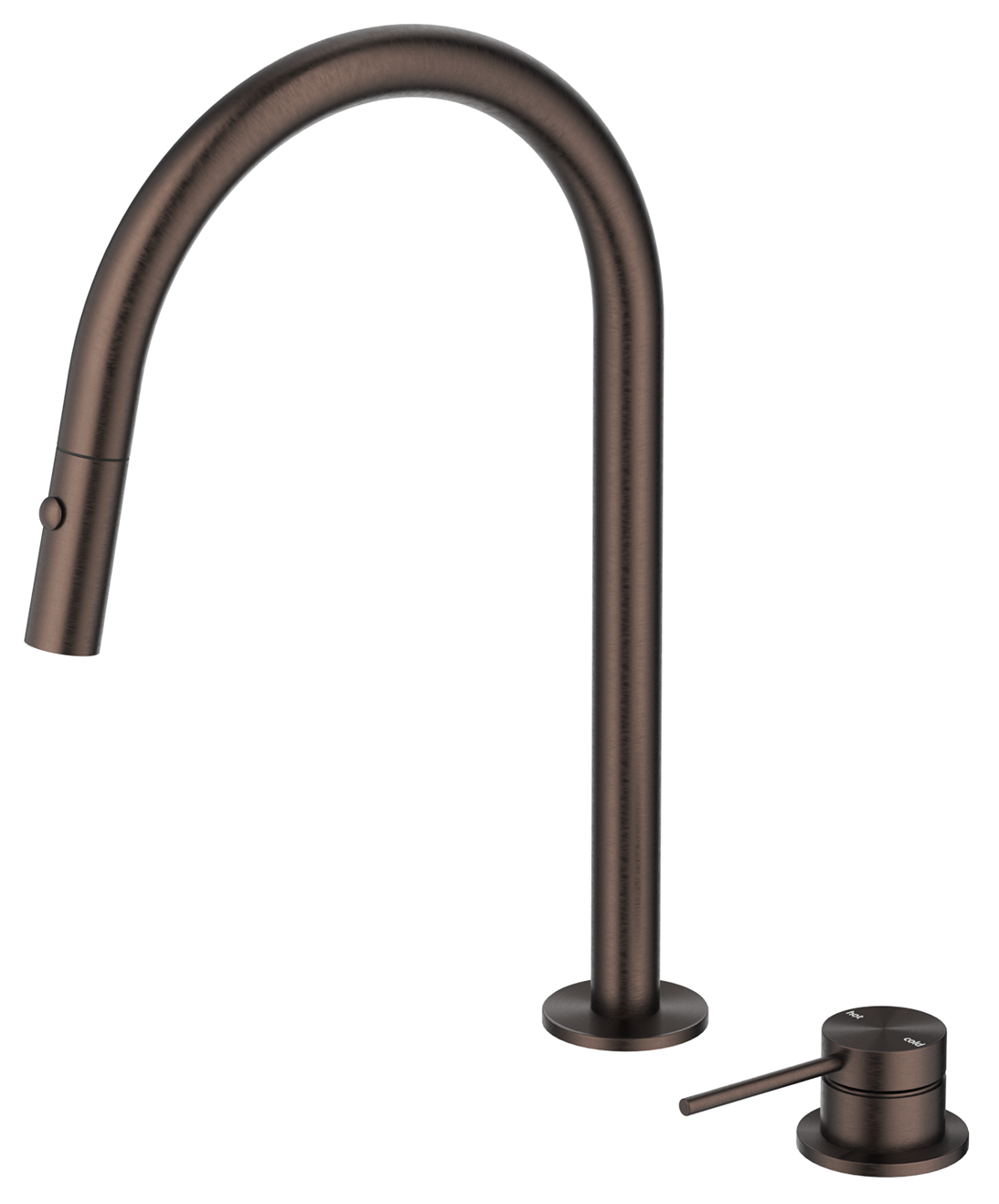 Bella Vista Mica Pull-Out Hob Mixer Set - Dusk Bronze